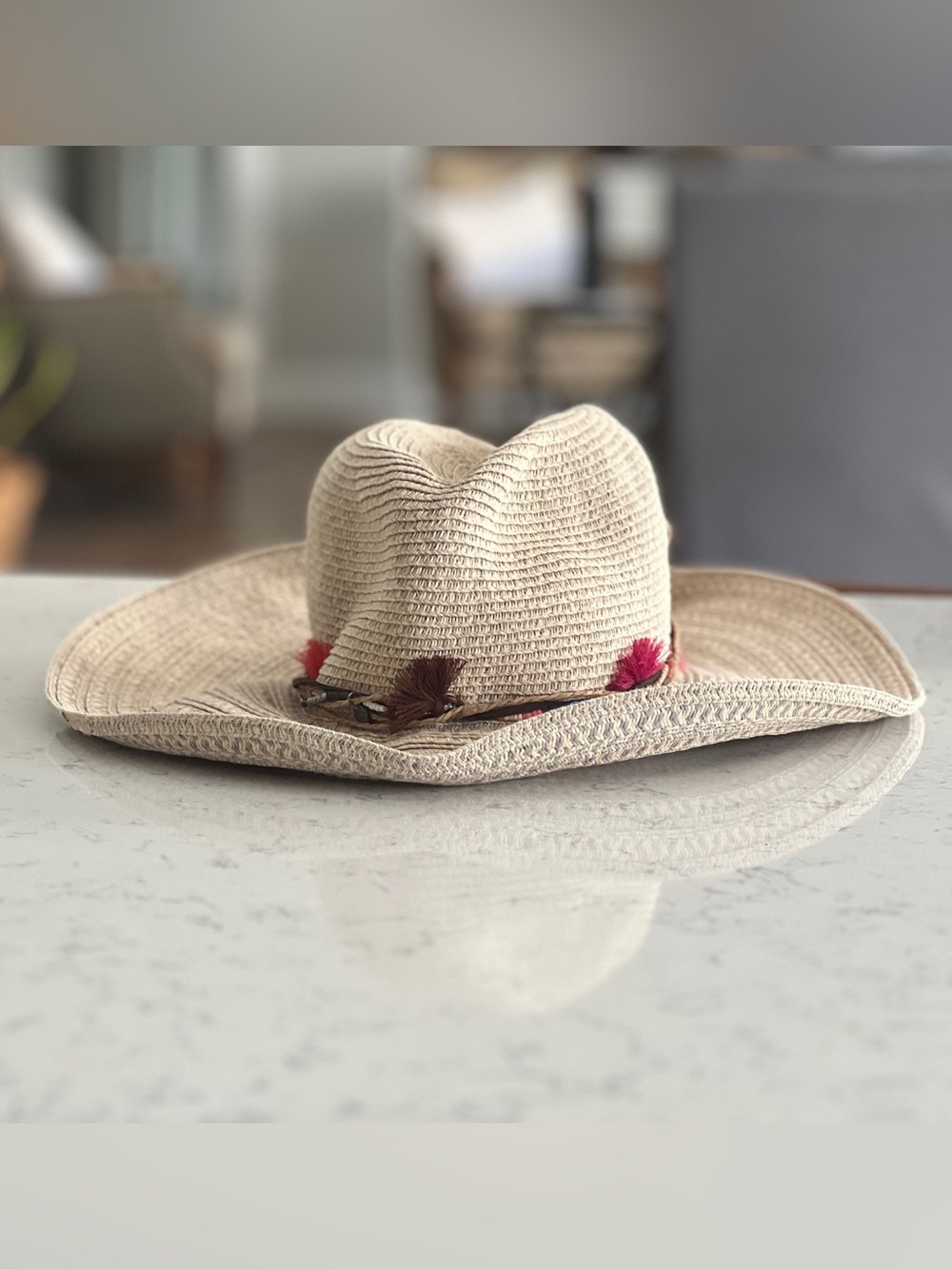 Cappelli Beach Hat with Boho detail